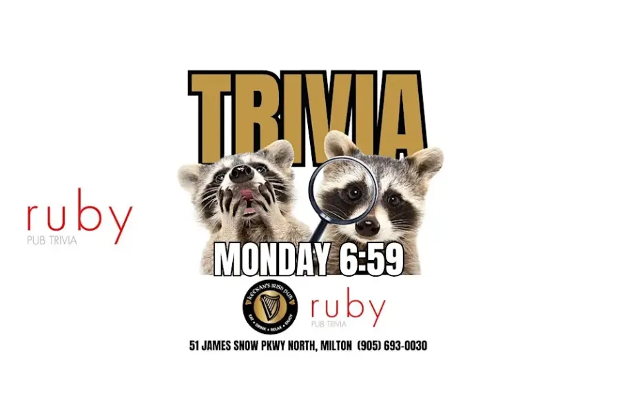 Monday Night Trivia at Keenan’s Irish Pub in Milton