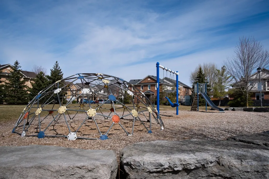 Ground-level view of Barclay Park