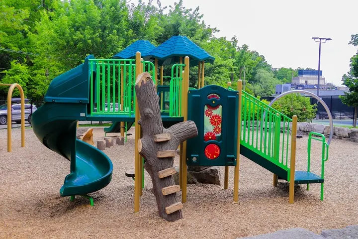 Ground-level view of Rotary Park