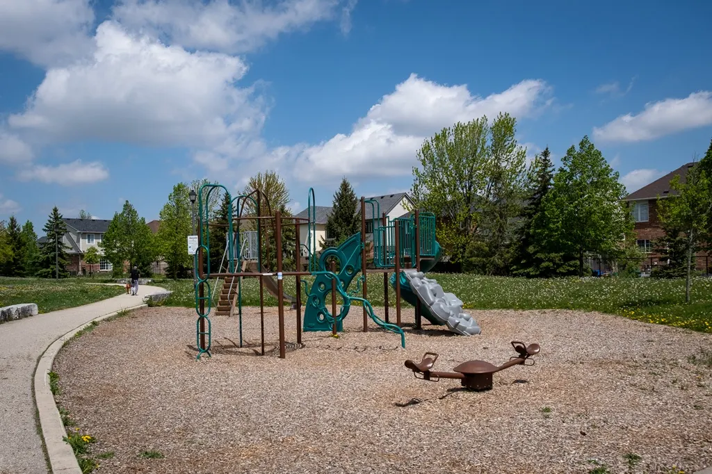 Ground-level view of Watson Park